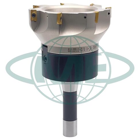 CME 5" 90° Indexable Face Mill w/ R8 Arbor, APKT1604 Inserts Included, 7 Flutes in Saudi Arabia