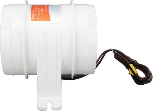 CHICIRIS Marine Bilge Air Blower High Performance in Line Fan for Boats RVs Yachts, 235CFM 12V Electric Blower for Engine Rooms, AISles, ABS Shell Material in Saudi Arabia