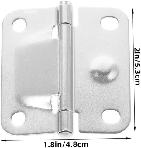 2Pcs Stainless Steel Cooler Hinges Replacement with Screws Heavy Duty Hinges for Cooler Models Dependable Performance Versatile Use Homes in Saudi Arabia