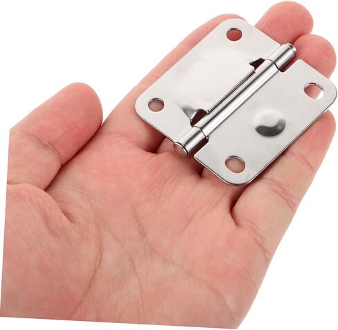 2Pcs Heavy Duty Stainless Steel Cooler Hinges and Screws Set Replacement Parts Compatible with Easy Installation and Performance in Saudi Arabia