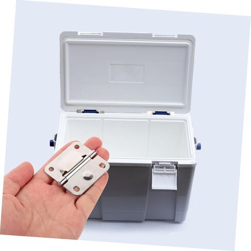 2Pcs Heavy Duty Stainless Steel Cooler Hinges and Screws Set Replacement Parts Compatible with Easy Installation and Performance in Saudi Arabia