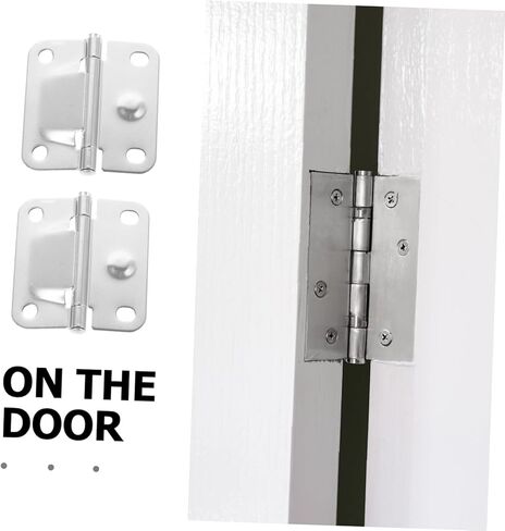 2Pcs Heavy Duty Stainless Steel Cooler Hinges Replacement Set with Screws Compatible with Easy Installation for Home and Commercial Use in Saudi Arabia