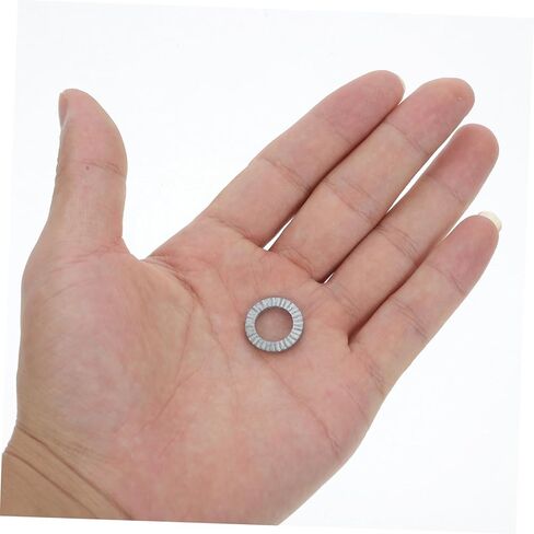 Luxshiny 20Pcs Manganese Steel Lock Washers Loose Design for Bicycle Brake Screws Interlocking Teeth Washers for Home and Mechanical Applications in Kuwait