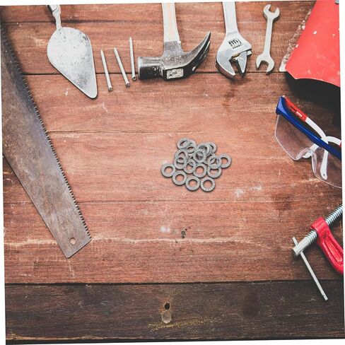 Cabilock 20Pcs M10 Wedge Locking Washers Set Heavy Duty Anti-Vibration Manganese Steel Safety Washers for Secure Fastening in Industrial and DIY Applications Silver in Saudi Arabia