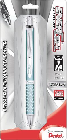 Pentel EnerGel Alloy RT Roller Ball, Retractable, Gel Pen (BL407LS-A) in Kuwait