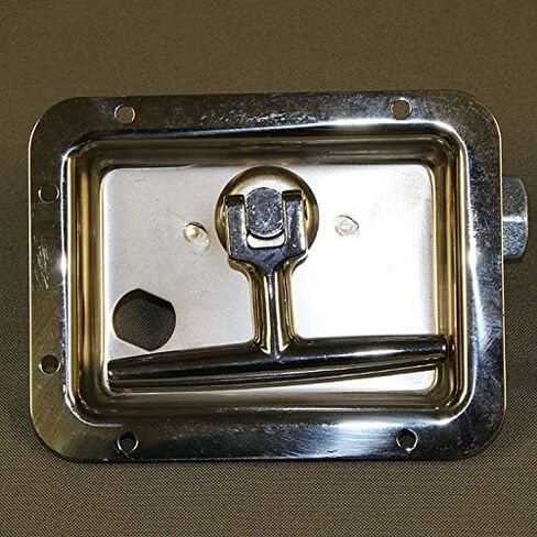 كنافيد 12245379، مزلاج ملتوي من الفولاذ المقاوم للصدأ على جانب الشارع in Kuwait