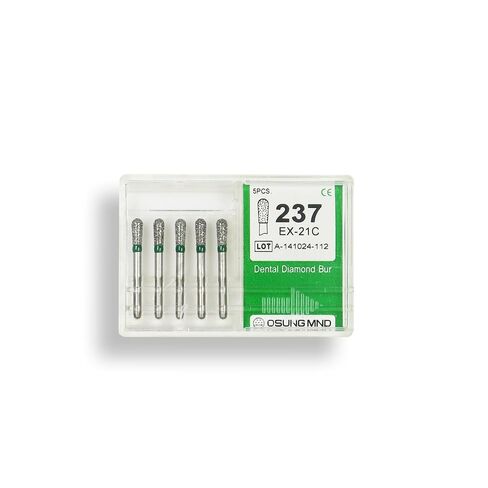 237.21C1, Pear, 2.1 mm Dia, Coarse Grit Diamond Bur, 5 per Pack in Saudi Arabia