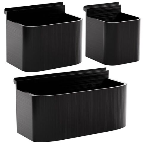 Hanging Storage Box, Black Linear Rail Organizer Holder for 3D Printer Parts and CNC DIY, T-Slot Aluminum Profile Accessories for European Standard 2020 Aluminum Extrusion in Kuwait