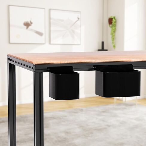 Hanging Storage Box, Black Linear Rail Organizer Holder for 3D Printer Parts and CNC DIY, T-Slot Aluminum Profile Accessories for European Standard 2020 Aluminum Extrusion in Kuwait