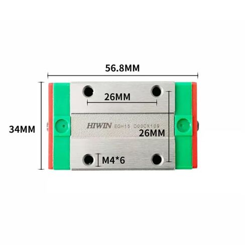 EGH15CA HIWIN Linear Block for EGH15 Linear Motion Slider Rail Guide Linear Bearing in Saudi Arabia