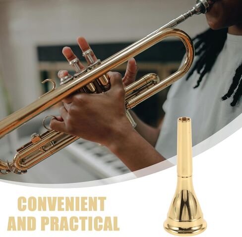 Milisten Copper Silver-plated French Horn Mouthpiece Brass Instrument Mouthpiece for Beginners Universal Metal Horn Accessory Suitable for Stage Performance in Saudi Arabia