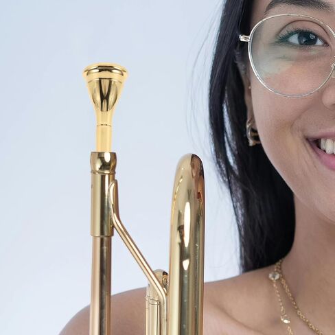 Luxshiny Copper French Horn Mouthpiece Silver-plated Brass Universal Horn Mouthpiece Replacement Accessory for Brass Instrument with Portable Design and Concert Use in Kuwait