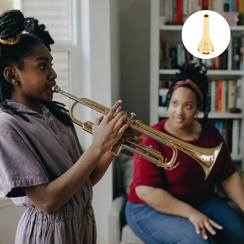 Luxshiny Copper French Horn Mouthpiece Silver-plated Brass Universal Horn Mouthpiece Replacement Accessory for Brass Instrument with Portable Design and Concert Use in Kuwait