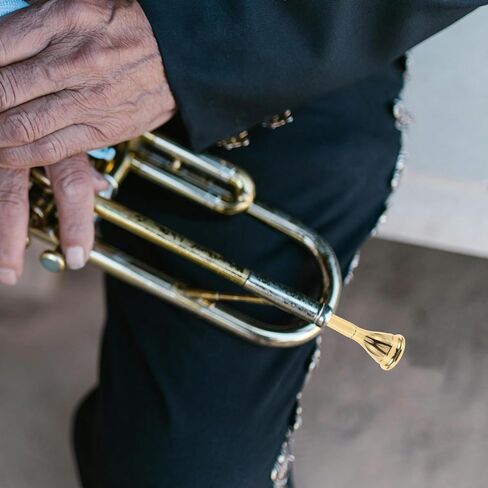 Luxshiny Copper French Horn Mouthpiece Silver-plated Brass Universal Horn Mouthpiece Replacement Accessory for Brass Instrument with Portable Design and Concert Use in Kuwait