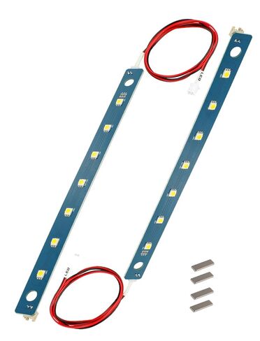 3D Printer LED LED Light Board Presentive for Flashforge Adventurer 5M/5M Pro 3D Printer ، 24V 7PCS LAMP حبات مع شريط إضاءة ساطع مرن الكابل (أبيض بارد) in Kuwait