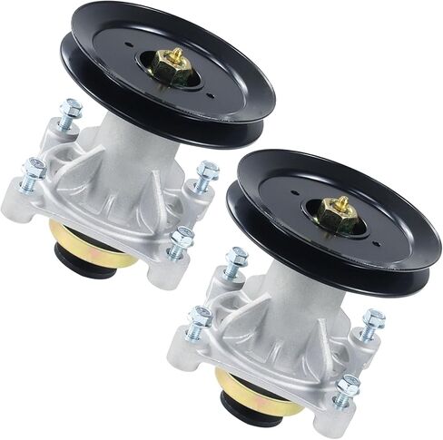 Pre-Greased 587125201 Spindle Replaces Husqvarna 587125201 Mandrel Assembly Husqvarna 539107515 Husqvarna 532174358, 532174356, 174356, 174358 for Husqvarna Z246 RZ4623 RZ46I RZ4623 Tractors in Kuwait