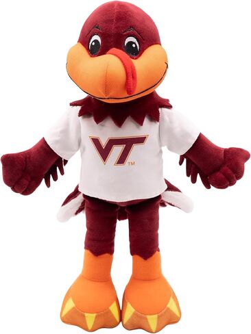 دمية Playtime من Eimmie مقاس 14 بوصة من جامعة فرجينيا للتكنولوجيا - تميمة دمية خرقة ناعمة لمحبي كرة القدم الجامعية، شخصية قطيفة ذات طابع رياضي للأطفال والأطفال الصغار وهواة الجمع، سطح قابل للغسل in Kuwait