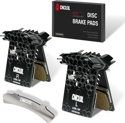 Bike Disc Brake Pads Resin Metal for Shimano L03A L02A L04C L05A L05a-rf K04Ti K05Ti Ultegra with Cooling Fin,BR-M8110 BR-M7110 BR-R9170 BR-R8070 BR-R7070 BR-RS805 BR-RX810 BR-RX400 in Kuwait