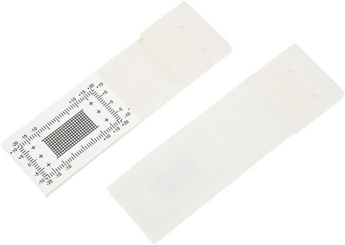 Corner Tell Tale Crack Monitor for Wall and Concrete Crack Width Measurement, High-Visibility Plastic Gauge with XY Grid Scale, Includes Mounting Screws (2-Pack) in Saudi Arabia