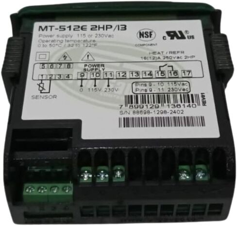 MT-512E 2HP Electronic Control for Cooling and Heating Applications. 1 Sensor, 1 Outlet, 110/220V in Saudi Arabia