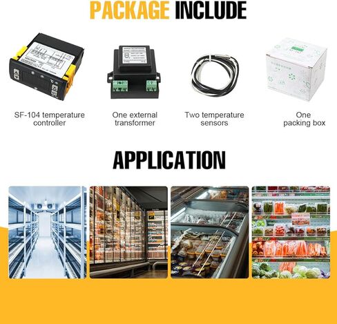 Electronic Temperature Controller SF-102 Digital Display Freezer Thermostat Regulator 110V an Evaporator Fan Controller Defrost Heating Wire Controlle in Kuwait