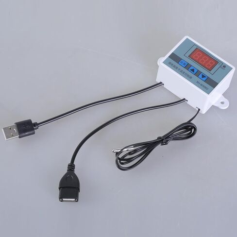 كابل طاقة USB 5V مزود بثلاثة أزرار للتحكم الذكي في درجة الحرارة لمروحة التبريد والمنافيخ حتى 50 وات in Saudi Arabia
