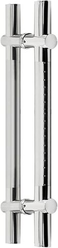 Gold Push and Pull Door Handle Home Glass Door Knobs Offices Glass Door Handrail Silver Sliding Door Handle, Gold，silver-600mm in Saudi Arabia