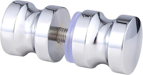Stainless Steel Back-to-Back Glass Door Knob Puller Push Bathroom Shower Handle 3 Types(202) in Saudi Arabia