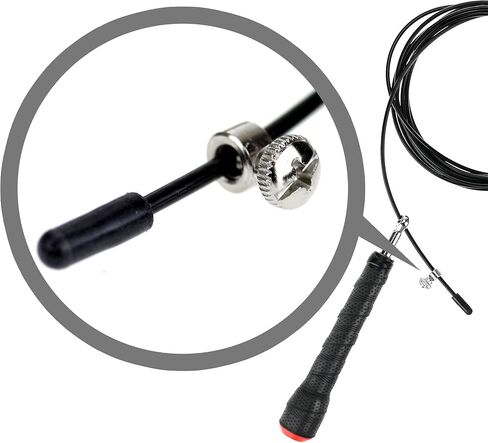 Adjustable Speed Skipping Rope – Durable Tangle-Free Lightweight Jump Rope with Non-Slip Foam Handles for CrossFit, Boxing, MMA & Cardio Fitness - Jumping Rope Cable for Women, Men, and Kids in Saudi Arabia