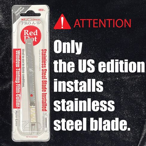 NT Cutter PRO Auto-Lock Stainless Steel Utility Knife (A-1P) 9mm in Kuwait