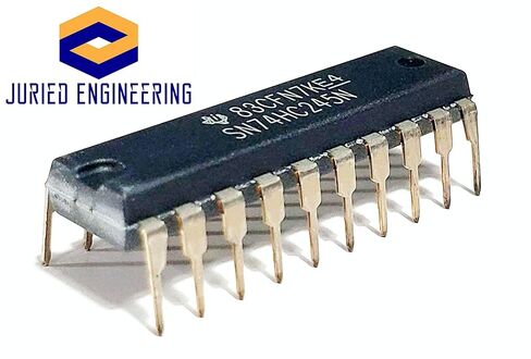 SN74HC245N SN74HC245 74HC245 أجهزة إرسال واستقبال للحافلات الثماني مع مخرجات 3 حالات صديقة للوحة التجارب IC DIP-20 (حزمة من 10) in Kuwait