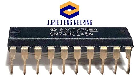 SN74HC245N SN74HC245 74HC245 أجهزة إرسال واستقبال للحافلات الثماني مع مخرجات 3 حالات صديقة للوحة التجارب IC DIP-20 (حزمة من 10) in Kuwait