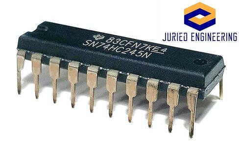 SN74HC245N SN74HC245 74HC245 أجهزة إرسال واستقبال للحافلات الثماني مع مخرجات 3 حالات صديقة للوحة التجارب IC DIP-20 (حزمة من 10) in Kuwait