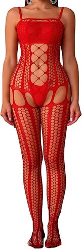 المرأة المثيرة في السمكة السمكة bodysuit قطعة واحدة شفافة الجسم الداخلي جوفاء التصميم للنادي الهذيان التاريخ in Kuwait