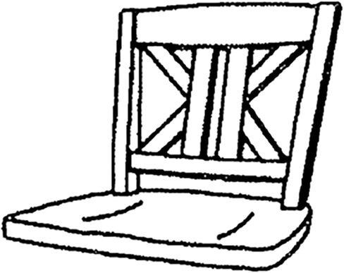 قطعة بديلة من المعجم، ظهر X مقسم مع مقعد، الجزء رقم 1، أسود in Kuwait