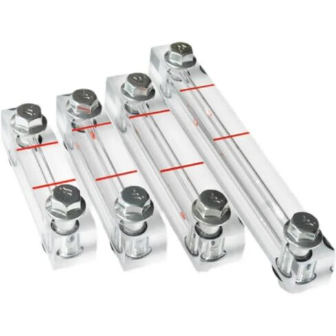1pc Oil Level Gauge for Screw Gas Compressors - 40-200MM Oil Sight Glass with High-Temperature Resistant Devise(120mmxM10) in Saudi Arabia
