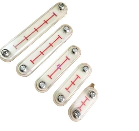 1pc Liquid Level Gauge - for Accurate Liquid Measurement - Compatible with M10 Screws - Hole Spacing 50-160mm(50mm) in Saudi Arabia