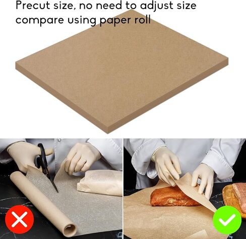 ASTARON 100 Sheets Butcher Paper for Sublimation, Brown Unwaxed Butcher Paper for Serving, Storing, Smoking Meats, 12 x 12 Inches in Saudi Arabia