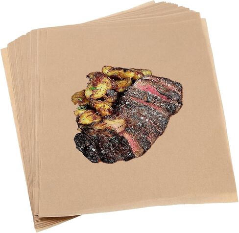 50PCS Pink Butcher Paper Sheets for Smoking Smoker 12 x 12inch Grilling Paper for BBQ Wrapping Meat Sublimation Heat Press Disposable in Kuwait