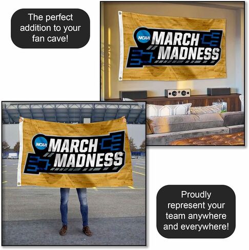 March College Basketball Madness Tournament Flag in Kuwait