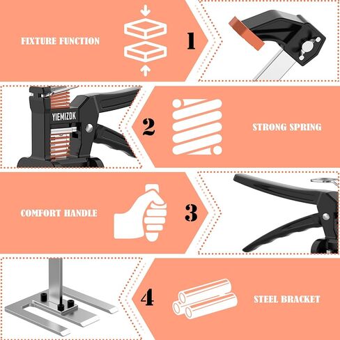 رافعة ذراع موفرة للعمالة مقاس 15 بوصة، هيكل من الألومنيوم بالكامل، مقبض صلب، مُشكل، يستخدم لوضع بلاط الحائط، وتركيب الأبواب والنوافذ، ورفع الأثاث، أسود -86 in Kuwait