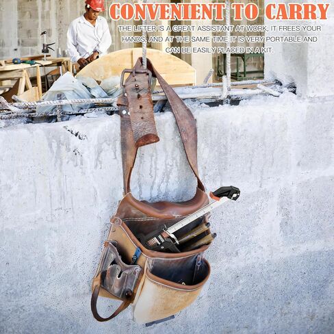 رافعة ذراع موفرة للعمالة مقاس 15 بوصة، هيكل من الألومنيوم بالكامل، مقبض صلب، مُشكل، يستخدم لوضع بلاط الحائط، وتركيب الأبواب والنوافذ، ورفع الأثاث، أسود -86 in Kuwait