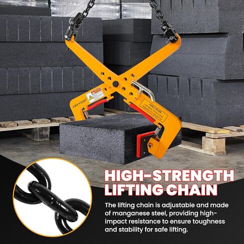 2535 lbs Stone Lifting Clamp, Adjustable Range: 16.5"-38" Granite Slab Lifting Clamp, Heavy Duty Scissor Clamps for Carrying and Vertical Transport of Concrete Blocks, Slate Sheets Curb Stones in Saudi Arabia