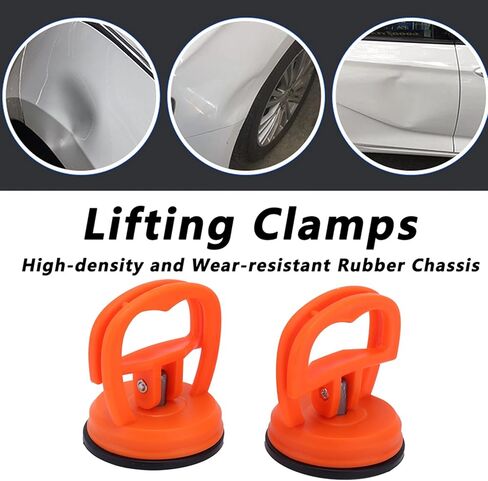 2pcs Suction Cup Lifter Glass Sucker Carrier, Handheld Glass Puller Power Grip Vacuum Lifter, Portable Lifting Clamps Suction Moving Tool for Glass Tiles Mirror Lifting in Saudi Arabia