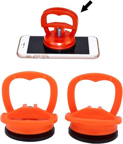 2pcs Suction Cup Lifter Glass Sucker Carrier, Handheld Glass Puller Power Grip Vacuum Lifter, Portable Lifting Clamps Suction Moving Tool for Glass Tiles Mirror Lifting in Saudi Arabia