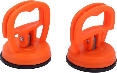 2pcs Suction Cup Lifter Glass Sucker Carrier, Handheld Glass Puller Power Grip Vacuum Lifter, Portable Lifting Clamps Suction Moving Tool for Glass Tiles Mirror Lifting in Saudi Arabia