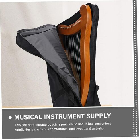 حقيبة حمل ذات سعة Lyre Harp، حقيبة أدوات موسيقية محمولة خفيفة الوزن مع تصميم مقبض مريح للحماية الشاملة in Saudi Arabia