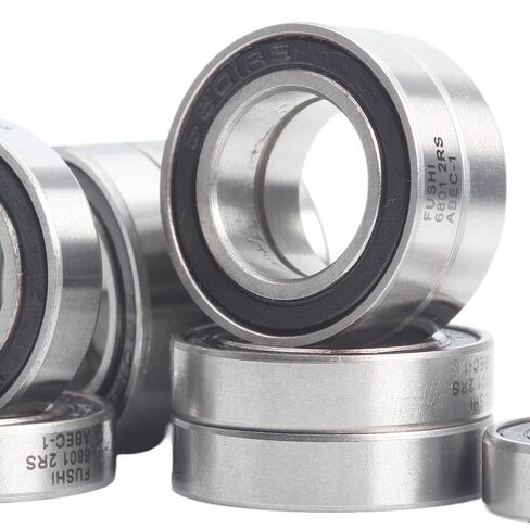 6801 2RS تحمل 12*21*5 مم (10 قطعة) ABEC-1 متري قسم رقيق 61801RS 6801 RS الكرات 6801RS in Kuwait