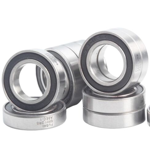 6801 2RS تحمل 12*21*5 مم (10 قطعة) ABEC-1 متري قسم رقيق 61801RS 6801 RS الكرات 6801RS in Kuwait