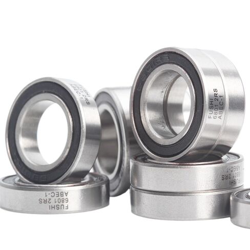 6801 2RS تحمل 12*21*5 مم (10 قطعة) ABEC-1 متري قسم رقيق 61801RS 6801 RS الكرات 6801RS in Kuwait
